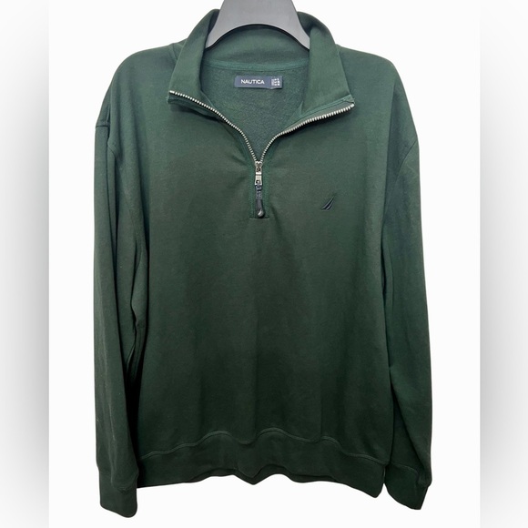 Nautica Men’s Half-zip Long sleeve Sweater - Picture 1 of 3